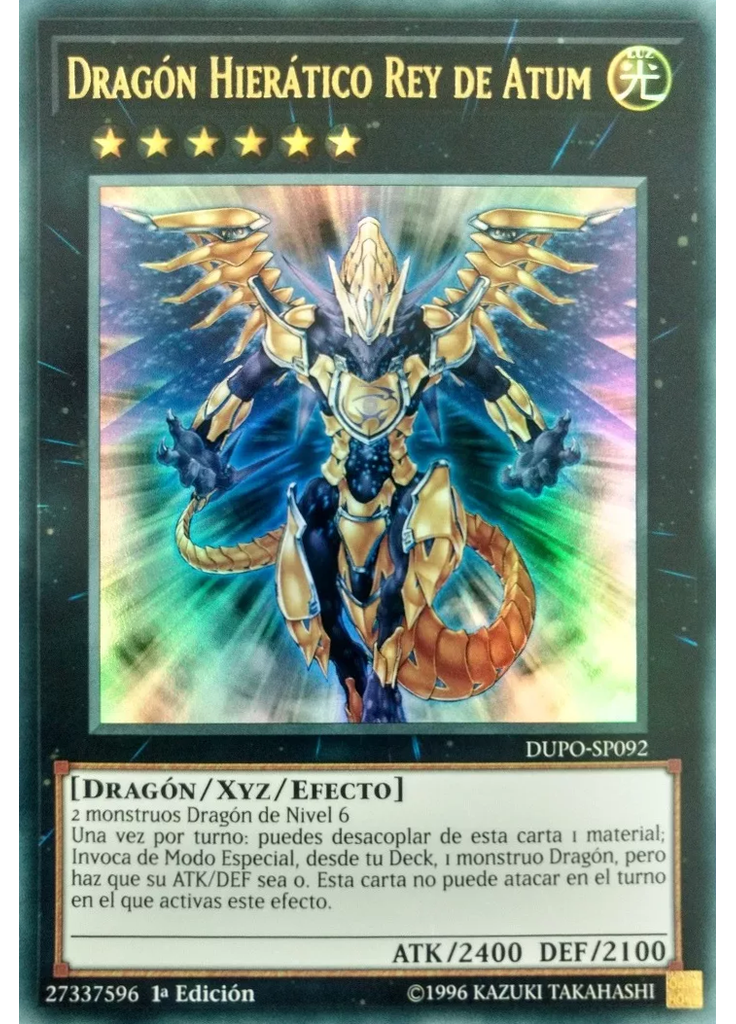 Dragón Hierático Rey de Atum