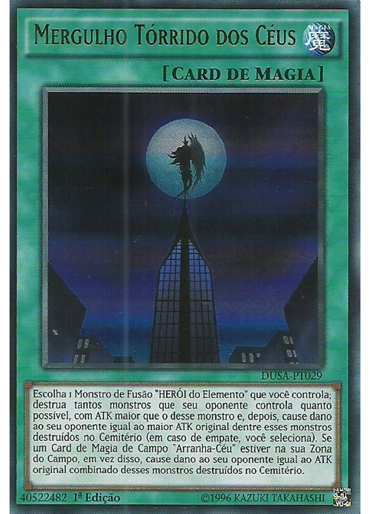 Mergulho Tórrido dos Céus
