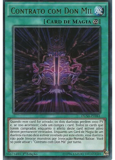Contrato com Don Mil — Saga dos Duelistas