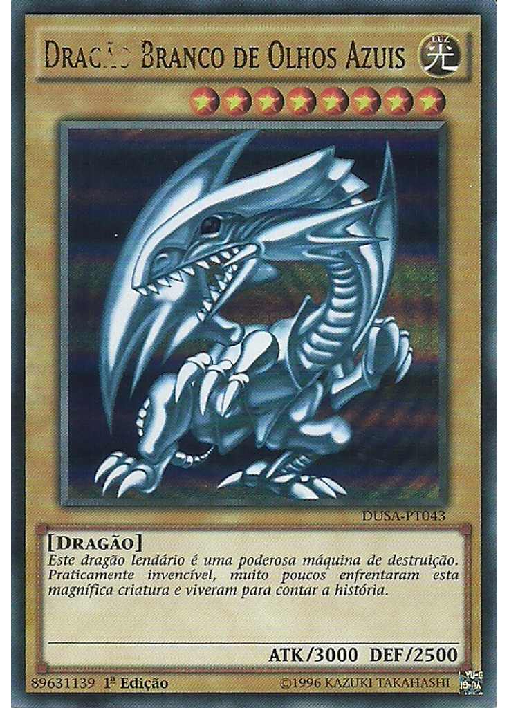 Dragão Branco de Olhos Azuis