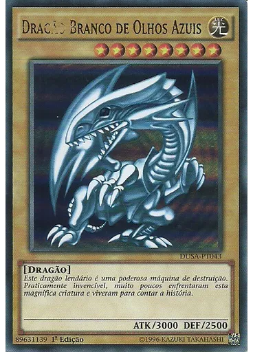 Dragão Branco de Olhos Azuis