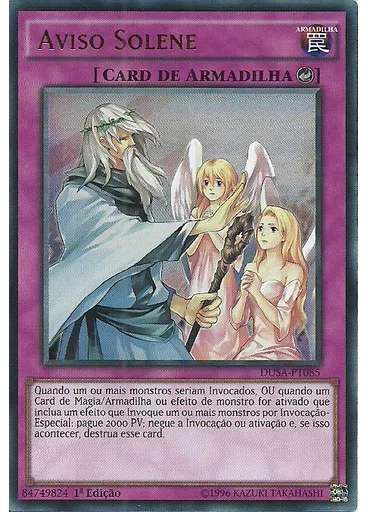 Aviso Solene