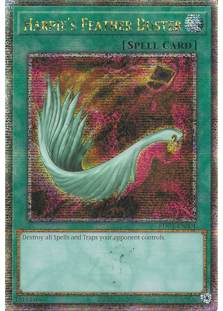 Harpie's Feather Duster (Quarter Century Secret Rare Unlimited Alternate Art)