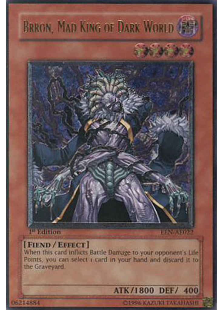 Brron, Mad King of Dark World (Ultimate Rare 1st Edition)