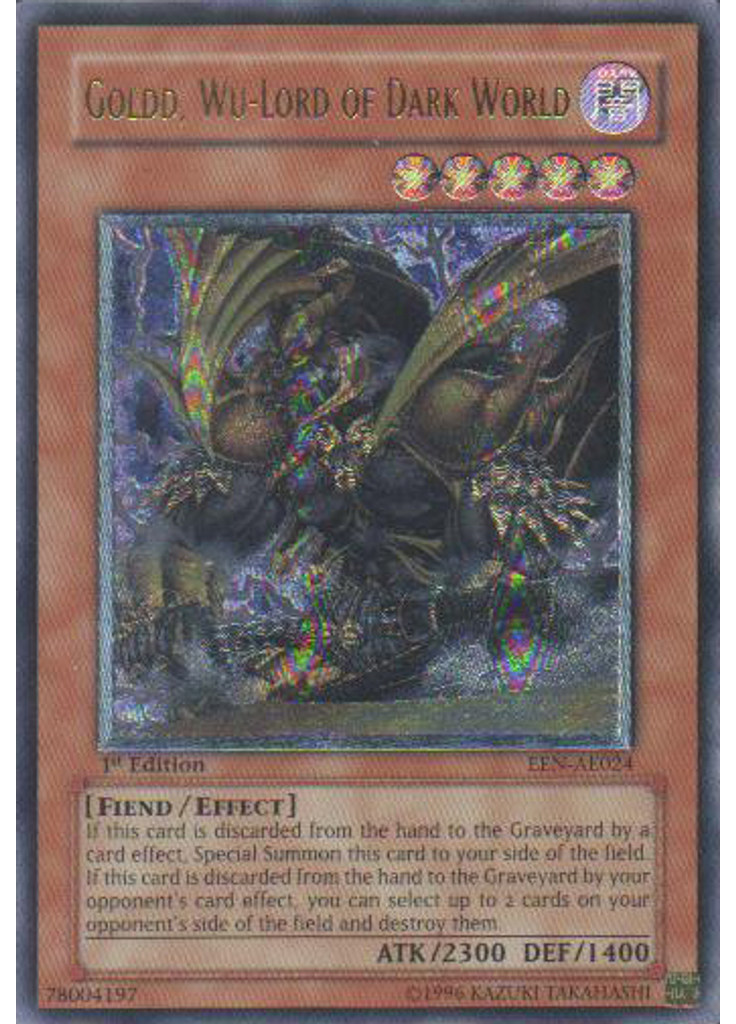 Goldd, Wu-Lord of Dark World (Ultimate Rare 1st Edition)