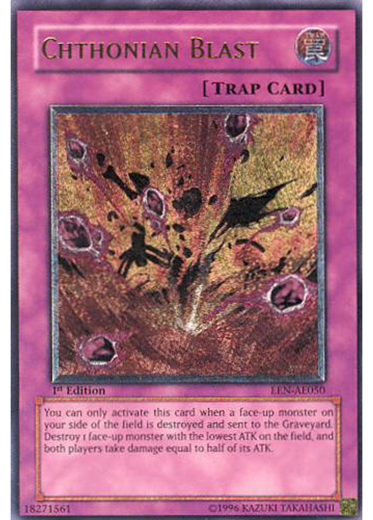 Chthonian Blast (Ultimate Rare 1st Edition)
