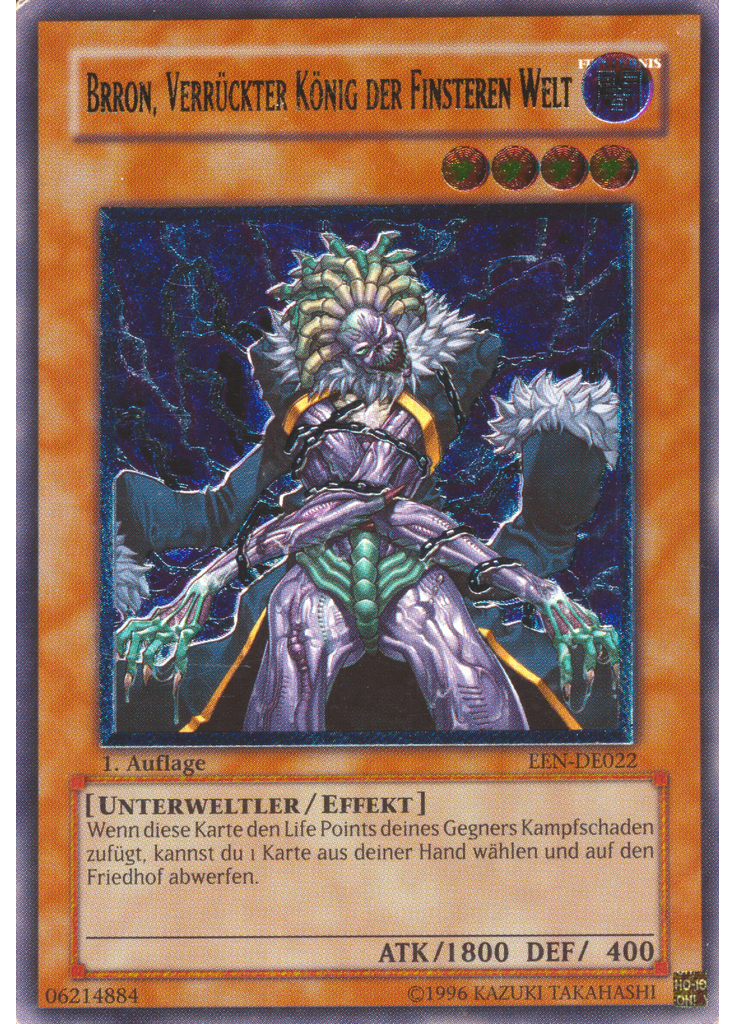 Brron, Verrückter König der Finsteren Welt (Ultimate Rare 1st Edition)