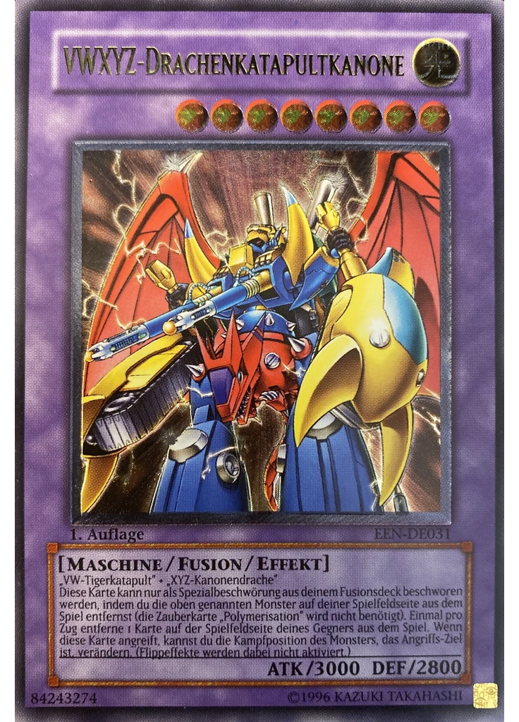 VWXYZ-Drachenkatapultkanone (Ultimate Rare 1st Edition)