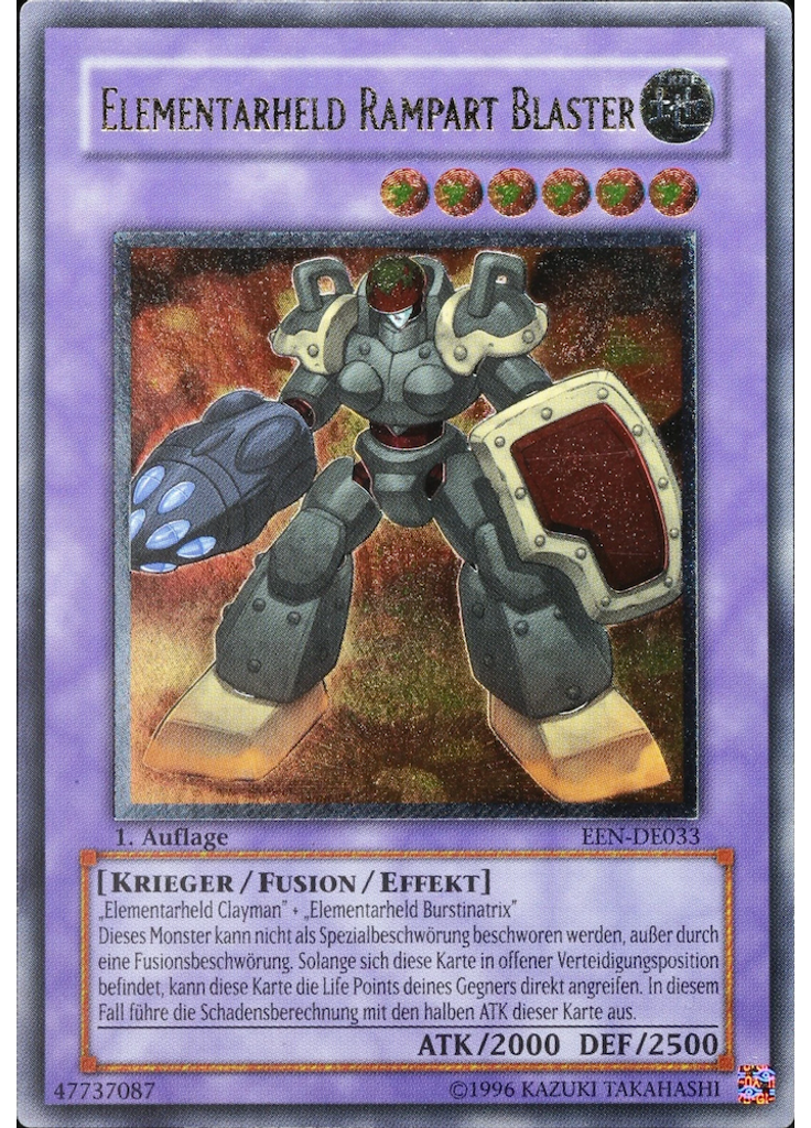 Elementar-HELD Rampart Blaster (Ultimate Rare 1st Edition)