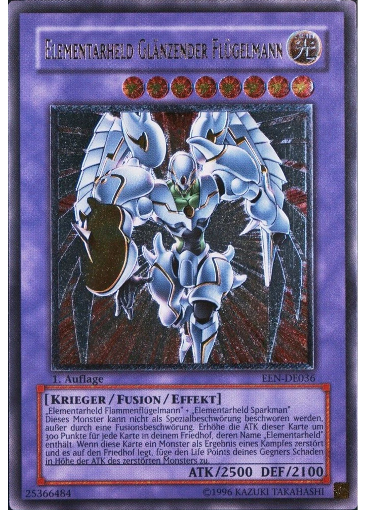 Elementar-HELD Glänzender Flügelmann (Ultimate Rare 1st Edition)