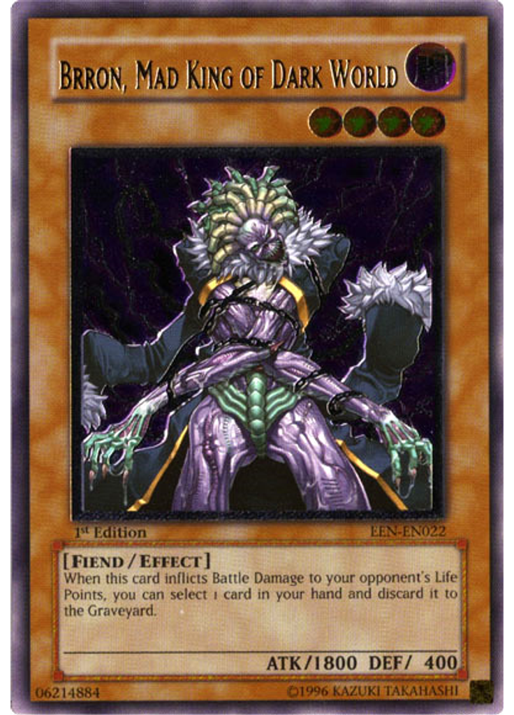 Brron, Mad King of Dark World (Ultimate Rare 1st Edition)