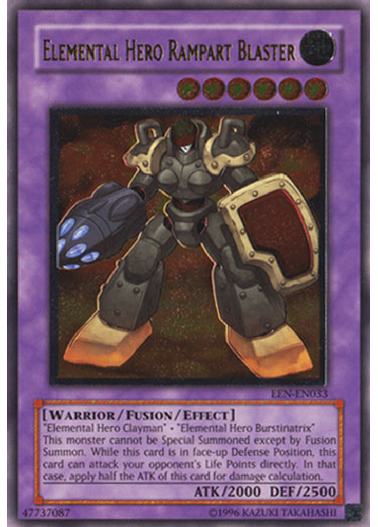 Elemental HERO Rampart Blaster (Ultimate Rare Unlimited)
