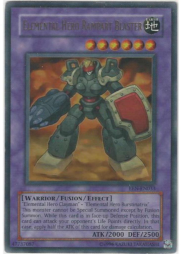 Elemental HERO Rampart Blaster (Ultra Rare Unlimited)