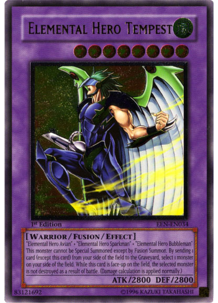 Elemental HERO Tempest (Ultimate Rare 1st Edition)