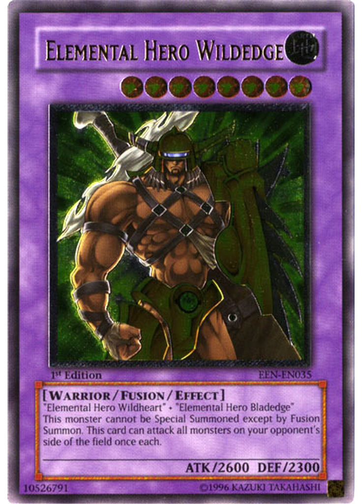Elemental HERO Wildedge (Ultimate Rare 1st Edition)