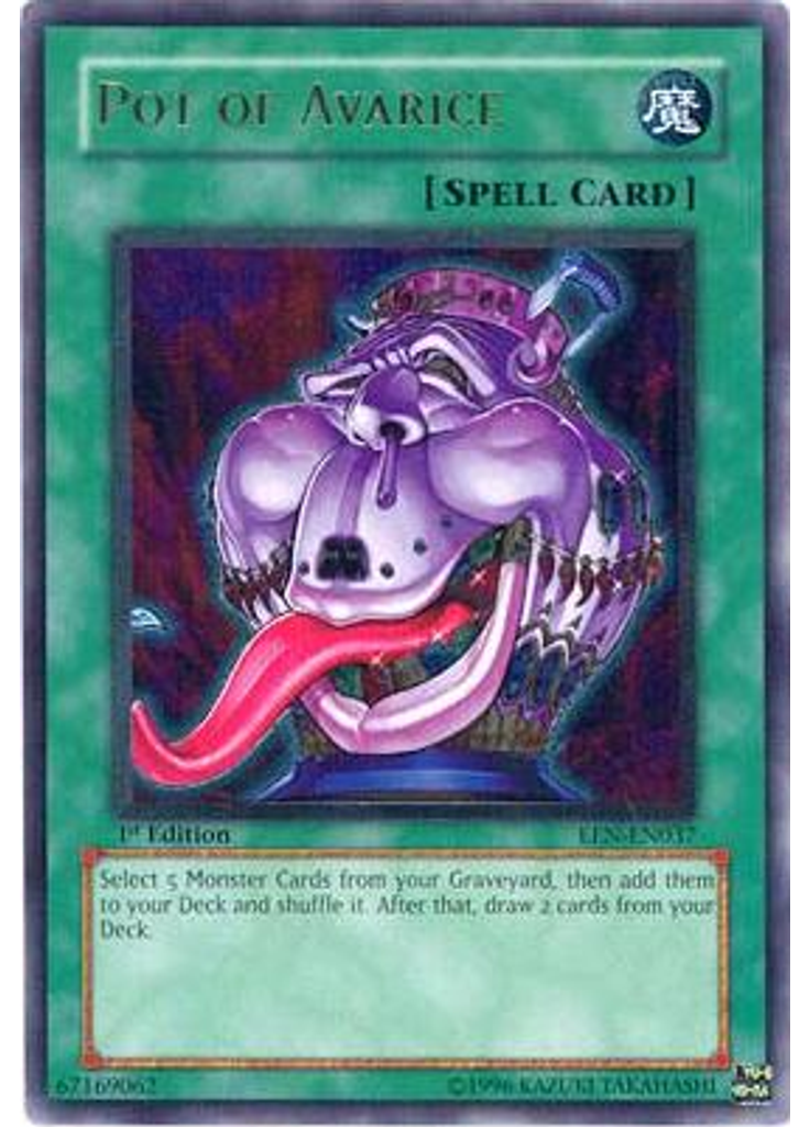 Pot of Avarice (Ultimate Rare 1st Edition)