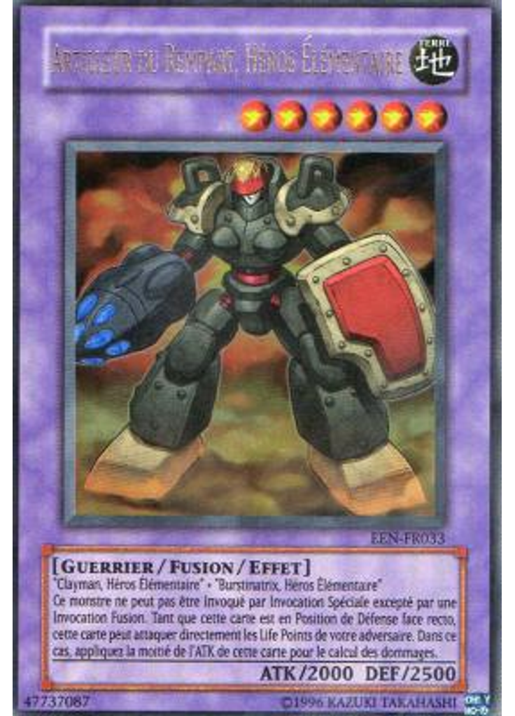 Artilleur du Rempart, HÉROS Élémentaire (Ultra Rare Unlimited)