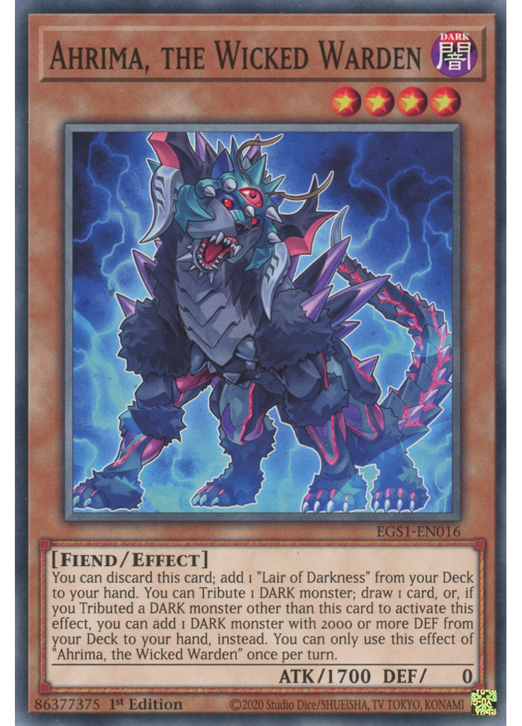 Ahrima, the Wicked Warden
