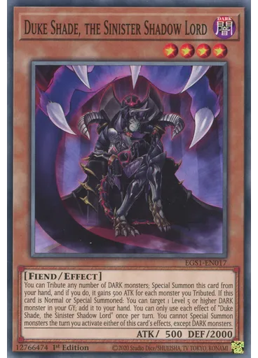 Duke Shade, the Sinister Shadow Lord