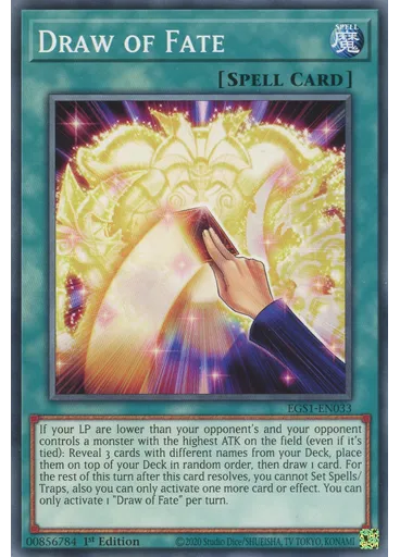 Draw of Fate — Egyptian God Deck: Slifer the Sky Dragon