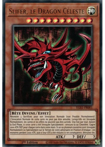 Slifer, le Dragon Céleste