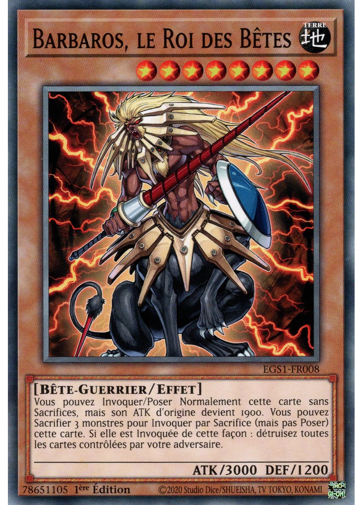 Barbaros, le Roi des Bêtes