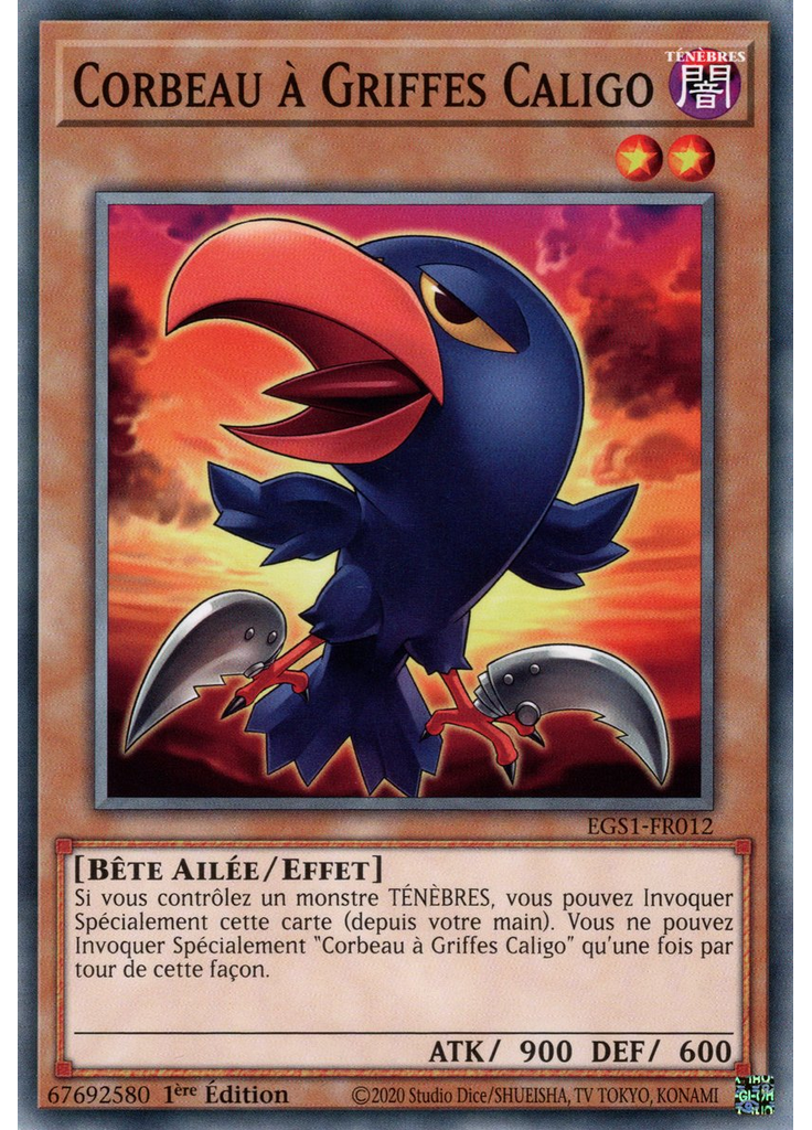 Corbeau à Griffes Caligo