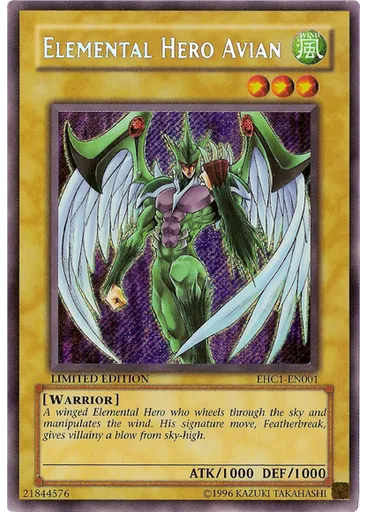 Elemental HERO Avian — Yu-Gi-Oh! Elemental Hero Collection 1