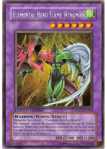 Elemental HERO Flame Wingman — Yu-Gi-Oh! Elemental Hero Collection 1