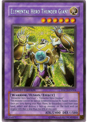 Elemental HERO Thunder Giant — Yu-Gi-Oh! Elemental Hero Collection 2