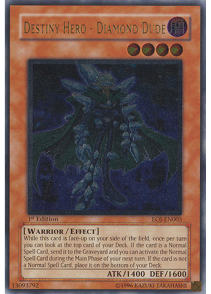 Destiny HERO - Diamond Dude (Ultimate Rare 1st Edition)