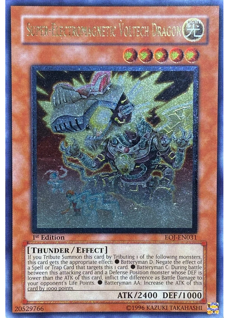 Super-Electromagnetic Voltech Dragon (Ultimate Rare 1st Edition)