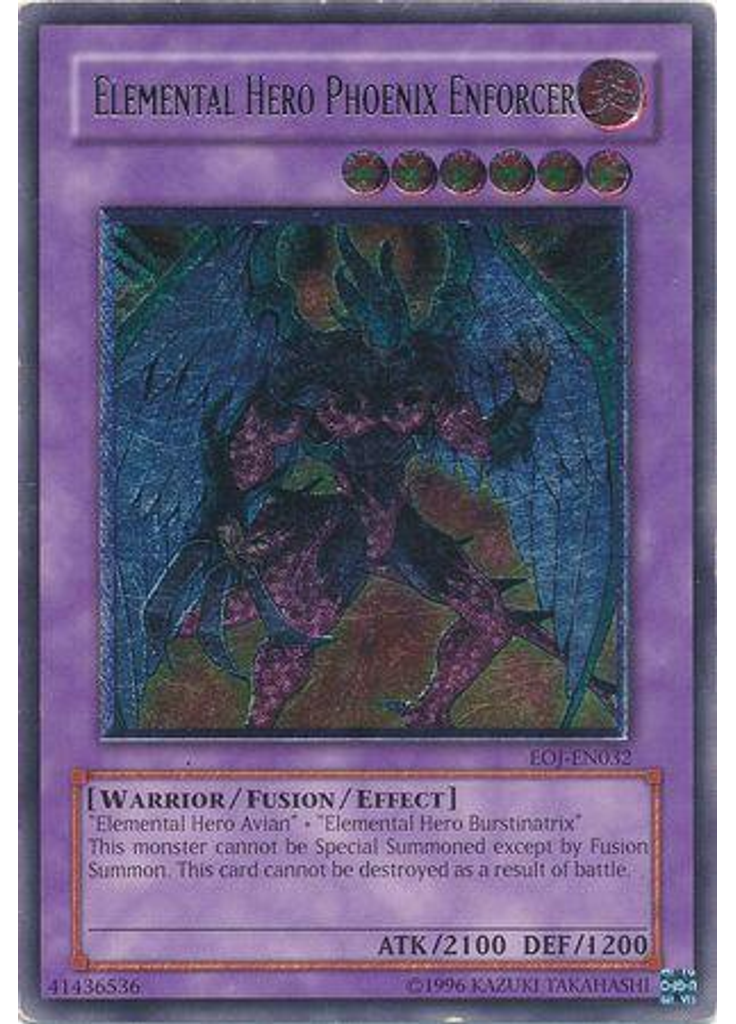 Elemental HERO Phoenix Enforcer (Ultimate Rare Unlimited)