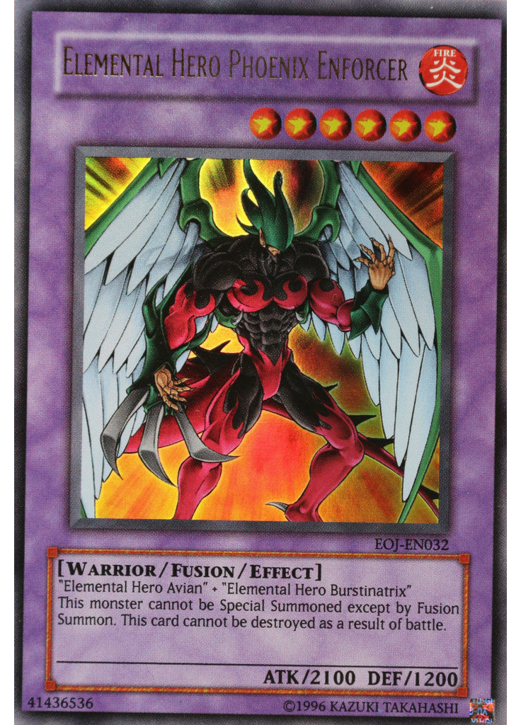 Elemental HERO Phoenix Enforcer (Ultra Rare Unlimited)