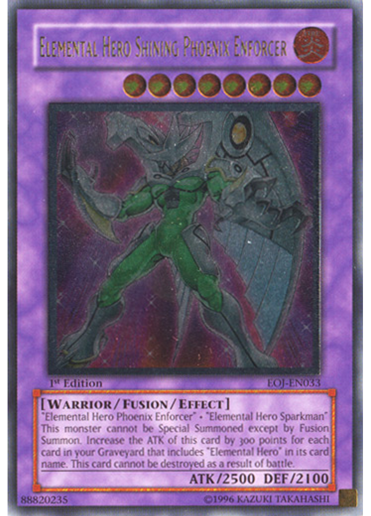 Elemental HERO Shining Phoenix Enforcer (Ultimate Rare 1st Edition)