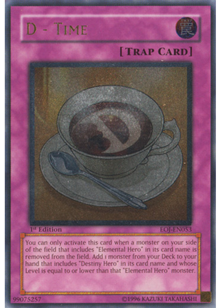 D - Time (Ultimate Rare 1st Edition)
