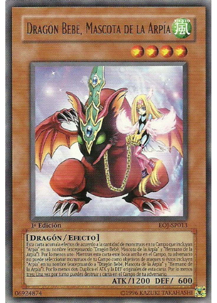 Dragón Bebé, Mascota de la Arpía