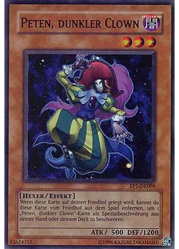 Peten, dunkler Clown