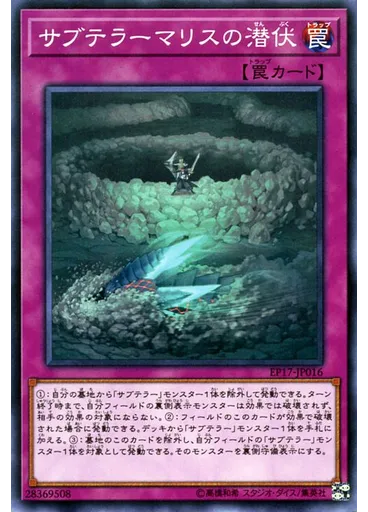サブテラーマリスの潜伏