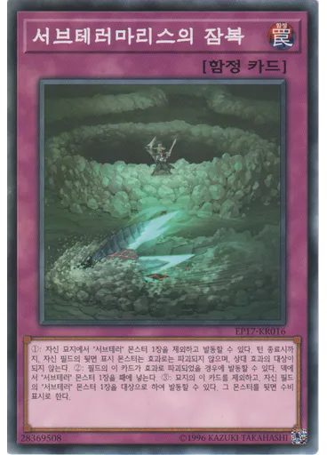 서브테러마리스의 잠복