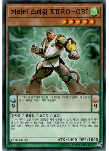 가라데 스피릿 KURO－OBI