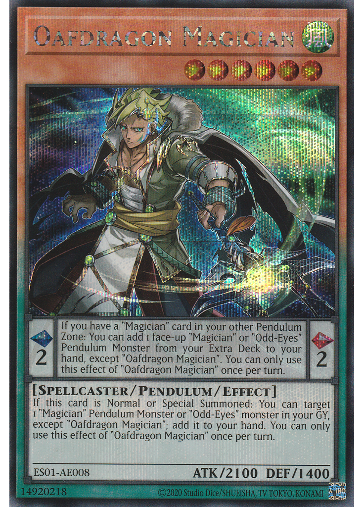 Oafdragon Magician (Secret Rare Unlimited)