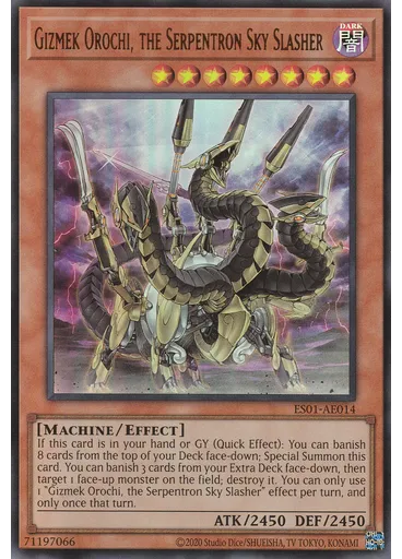 Gizmek Orochi, the Serpentron Sky Slasher