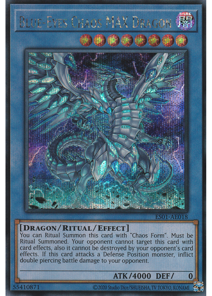 Blue-Eyes Chaos MAX Dragon (Secret Rare Unlimited)