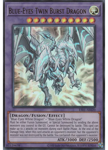 Blue-Eyes Twin Burst Dragon