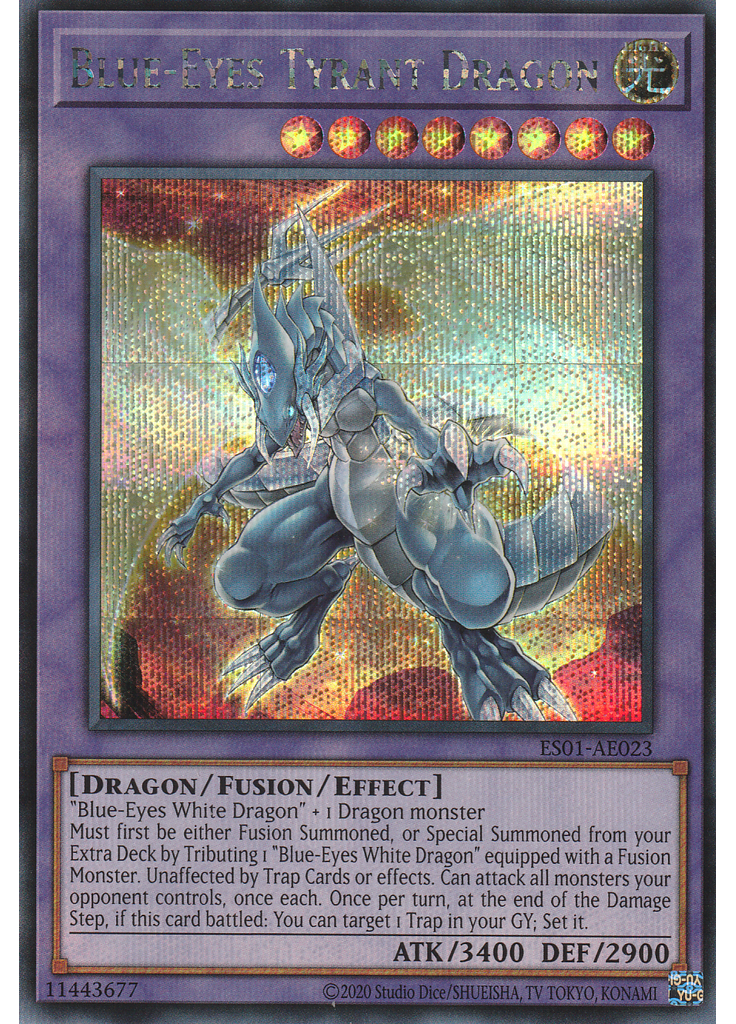 Blue-Eyes Tyrant Dragon (Secret Rare Unlimited)