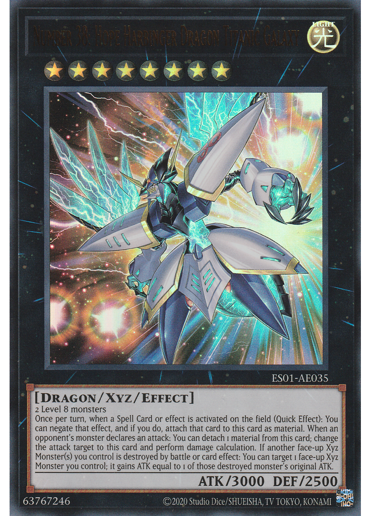 Number 38: Hope Harbinger Dragon Titanic Galaxy