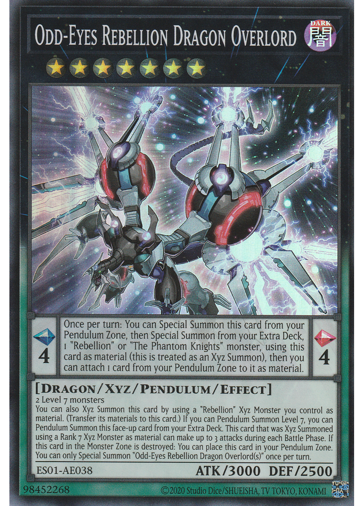 Odd-Eyes Rebellion Dragon Overlord