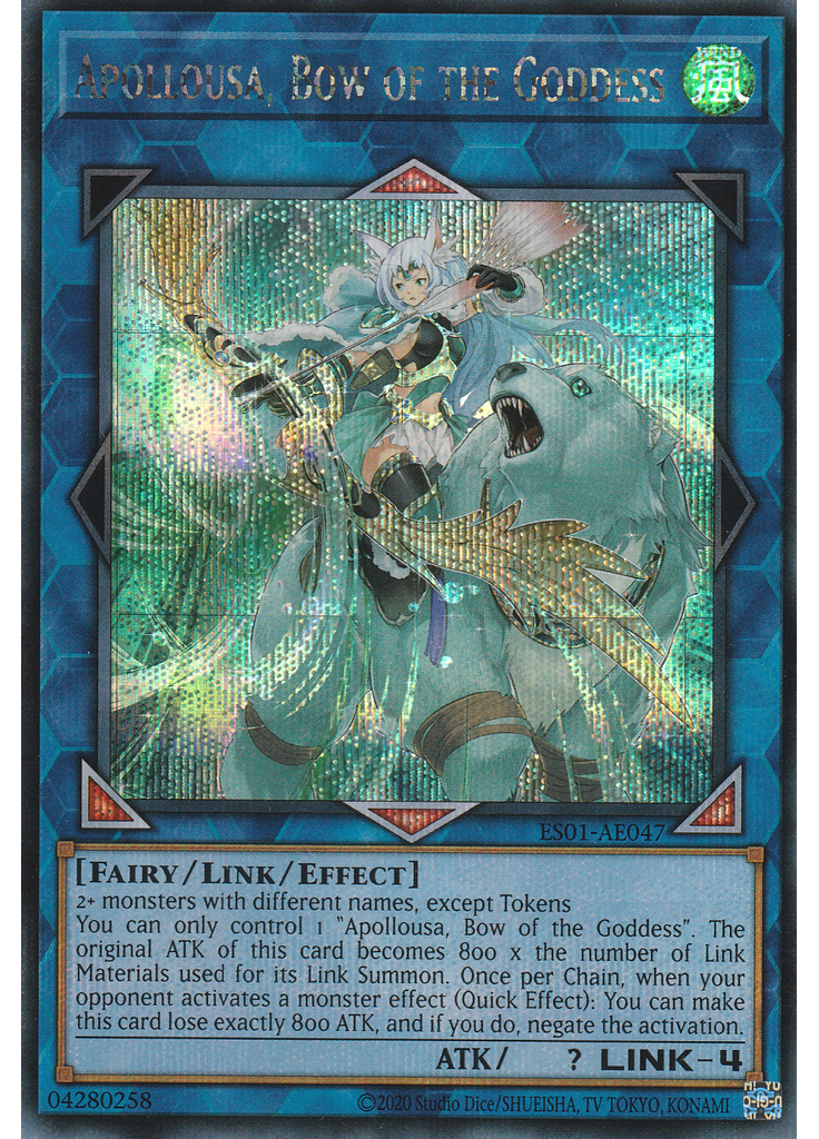Apollousa, Bow of the Goddess (Secret Rare Unlimited)