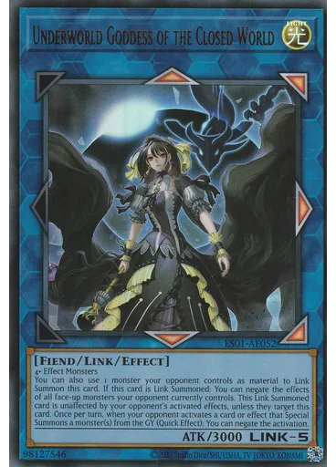Underworld Goddess of the Closed World